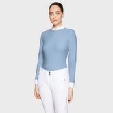 Samshield Louisella One-Colour Short Collar L/S Competition Shirt